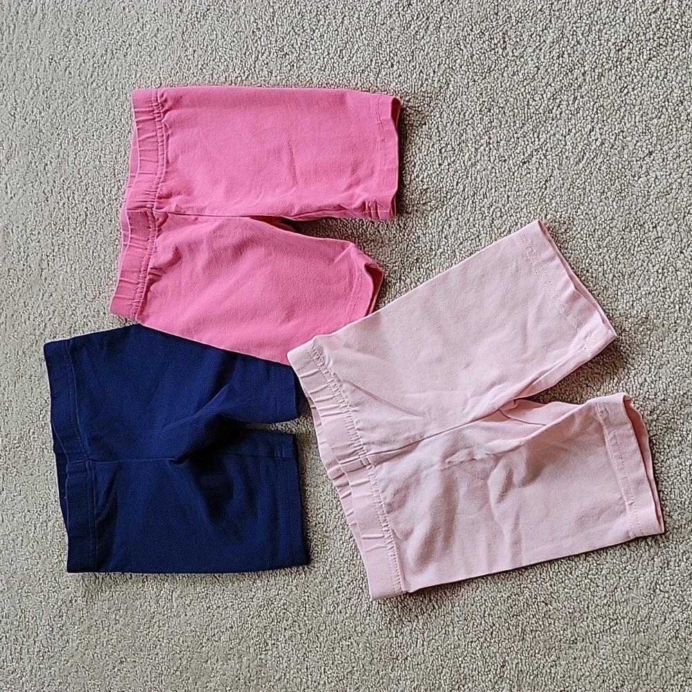 Girls 2T Carter's Simple Joys Pink Dark Pink Blue Shorts  Read